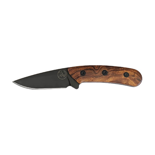 Tassie Tiger Fixed Blade Drop Point Knife – Desert Ironwood Timber Handle - TTKAUSDIWOOD
