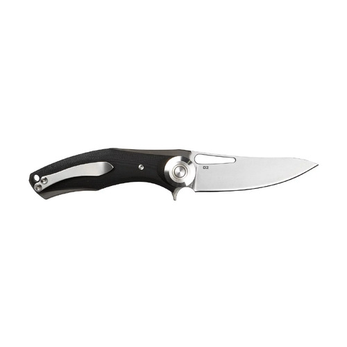 Tassie Tiger Pocket Knife - Black G10 Handle - TTKDP90FB