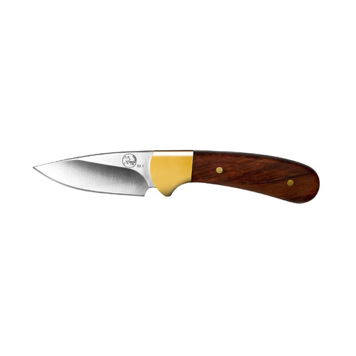 Tassie Tiger 76mm 9CR Steel Blade Skinning/Hunting Knife w/Wooden Handle and Nylon Sheath - TTK3.1N