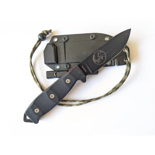 Tassie Tiger Fixed Blade Survival Knife - Micrata Handle - TTKS5