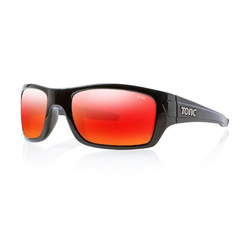 Tonic Trakker Matt Black Mirror Red Sunglasses TTRAREDMIRRG2