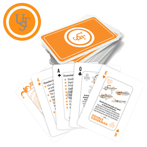 Survival Tips Playing Cards w/ Knot Tips - U-02700-08