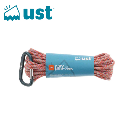 UST Para Cord 550 30ft - Orange & Grey - U-1156808