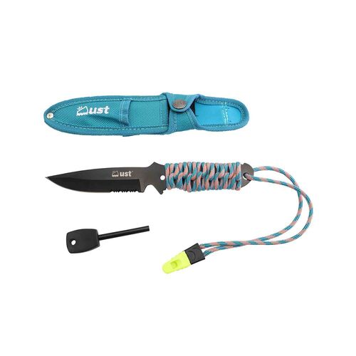 UST Paratinder Knife w Firestarter & Whistle - U-1156868