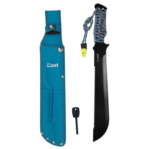 ParaCuda Pro Machete w Paracord Tinder Handle - U-1156909