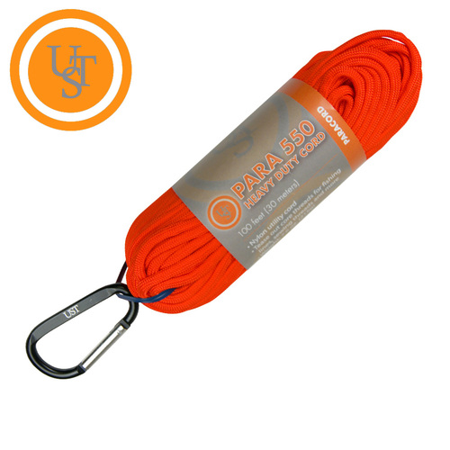 100ft Paracord 550 Orange - U-20-5C100-35