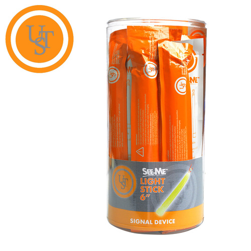 Ultimate Survival UST Find-Me 6" Light Stick 24pc Tub Emergency Glow Sticks - U-310-110SD