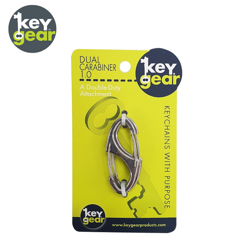 Key Gear Dual Carabiner 2pk - U-50-KEY0107-02