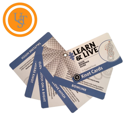 Ultimate Survival UST Live & Learn "Knots" Reference Cards - U-80-1030