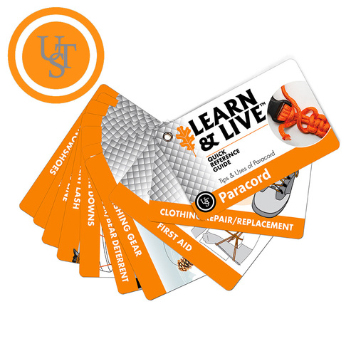 Ultimate Survival UST Live & Learn "Paracord" Reference Cards - U-80-1060