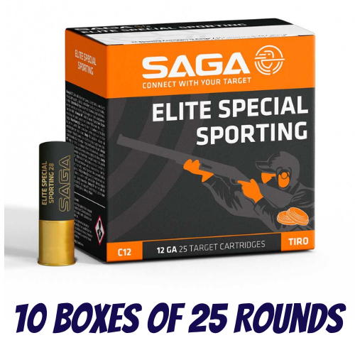 SAGA Euro Elite Special 12ga 28gr #7.5 1280 FPS - 250 Pack - U2284007230