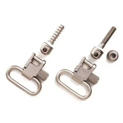 Uncle Mike's Quick Detachable Super Swivels 1" Silver - UM-1002-2