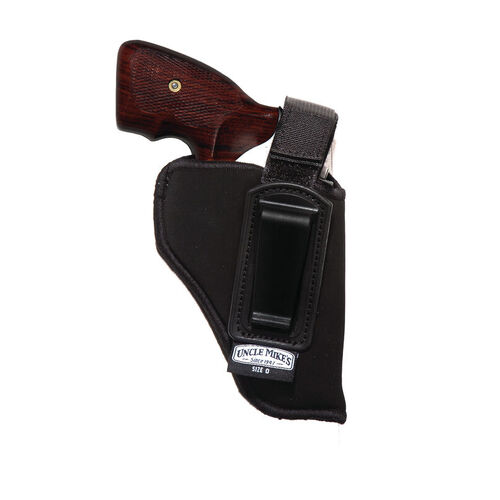 Uncle Mike's Inside-The-Pant Holster w/ Retension Strap Right Hand fits 4" barrel medium revolvers - UM76022