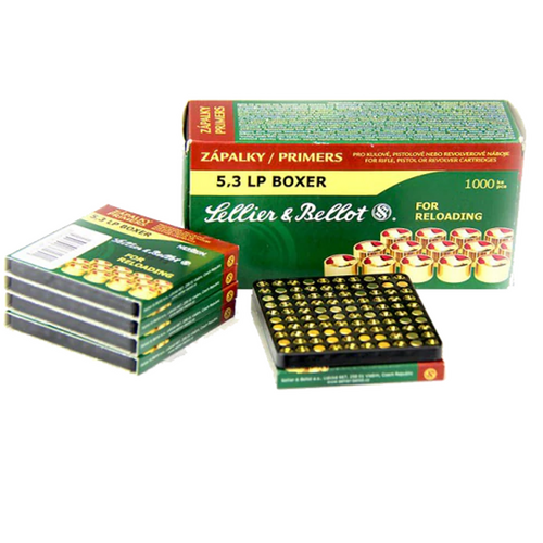 Sellier & Bellot 5.3 LP Large Pistol Boxer Primers 1000 pack - V361607