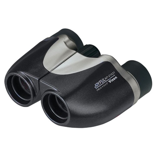 Vixen Joyful M 7-21x21 Black/Silver Compact Zoom Binoculars - VX12742