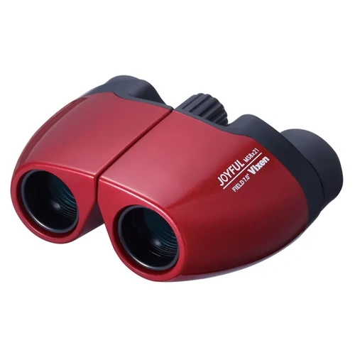 Vixen Joyful MS 8x21 CF Metallic Red Compact Poro Prism Binoculars - VX13497