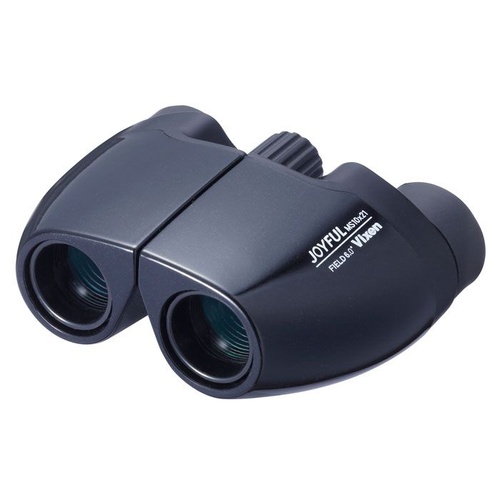 Vixen Joyful MS 10x21 CF Metallic Black Compact Poro Prism Binoculars - VX13498