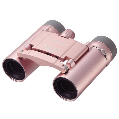 Vixen Saqras 6x16 DCF Metallic Light Pink Compact Binoculars - Pink - VX16481
