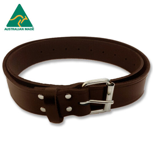 Brown Leather Work Belt - WBR3141