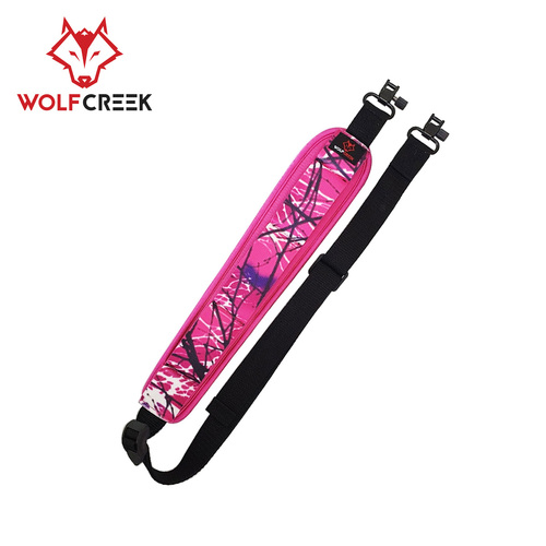 Wolf Creek Pink Camo Comfort Stretch Gun Sling w Swivels - WC-8041
