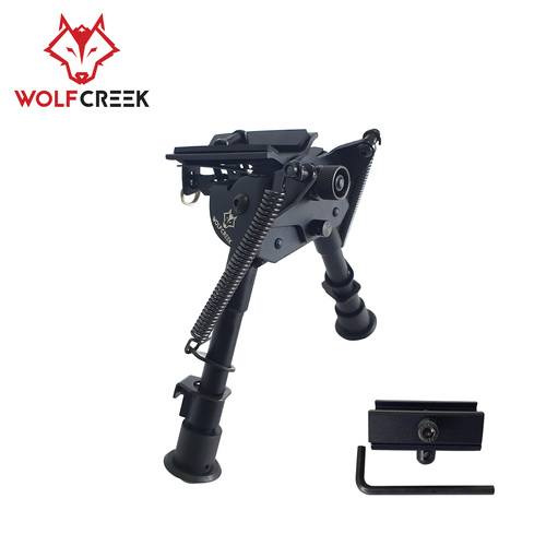 Wolf Creek Quick Draw 6"- 9" Swivel Bipod WC-8058