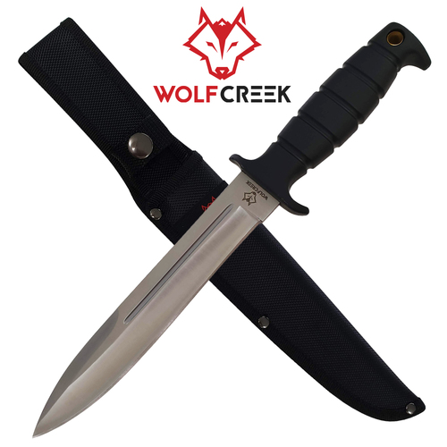 Wolf Creek Rubber Handle Pig Sticker Knife WC-9356