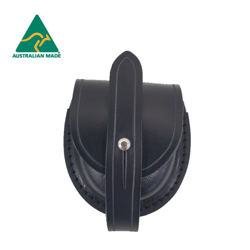 Black Leather Watch Pouch - WP2