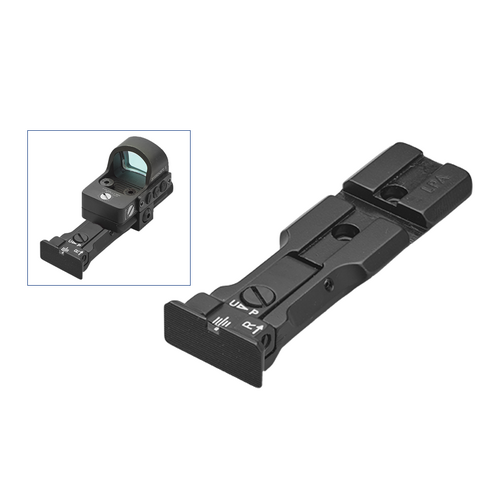 LPA WXT "Red Dot Ready" Black Adjustable Rear Blade Sight for Smith & Wesson - WXT0407