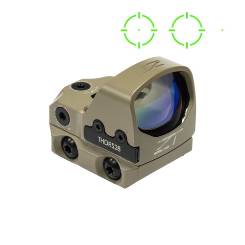 ZeroTech Thrive HD Multi-Reticle Reflex - Low Mount - Flat Dark Earth - THDRS28MGFL