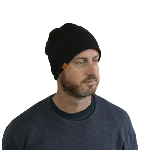 ZeroTech Reversible Mircorfleece Beanie - Orange & Black - ZTC-OBBEANIE