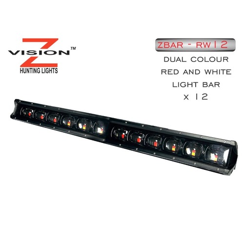 Z-Vision Light Bar - 12 - Red and White - Zbar - RW12